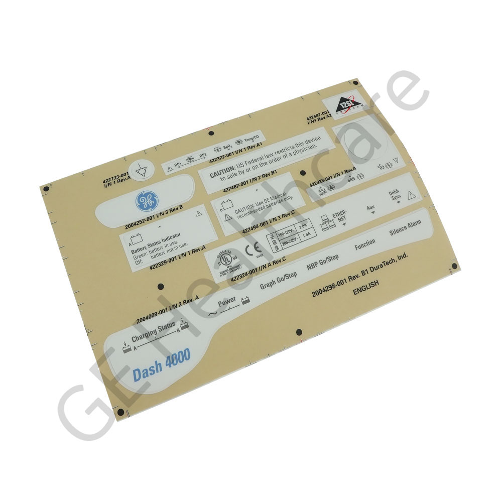 KIT DE ETIQUETAS DASH 4000 EN INGLÉS KIT DE ETIQUETAS DASH 4000 EN INGLÉS